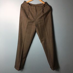 Brooks Brothers Vintage Brown 100% wool Trousers 6